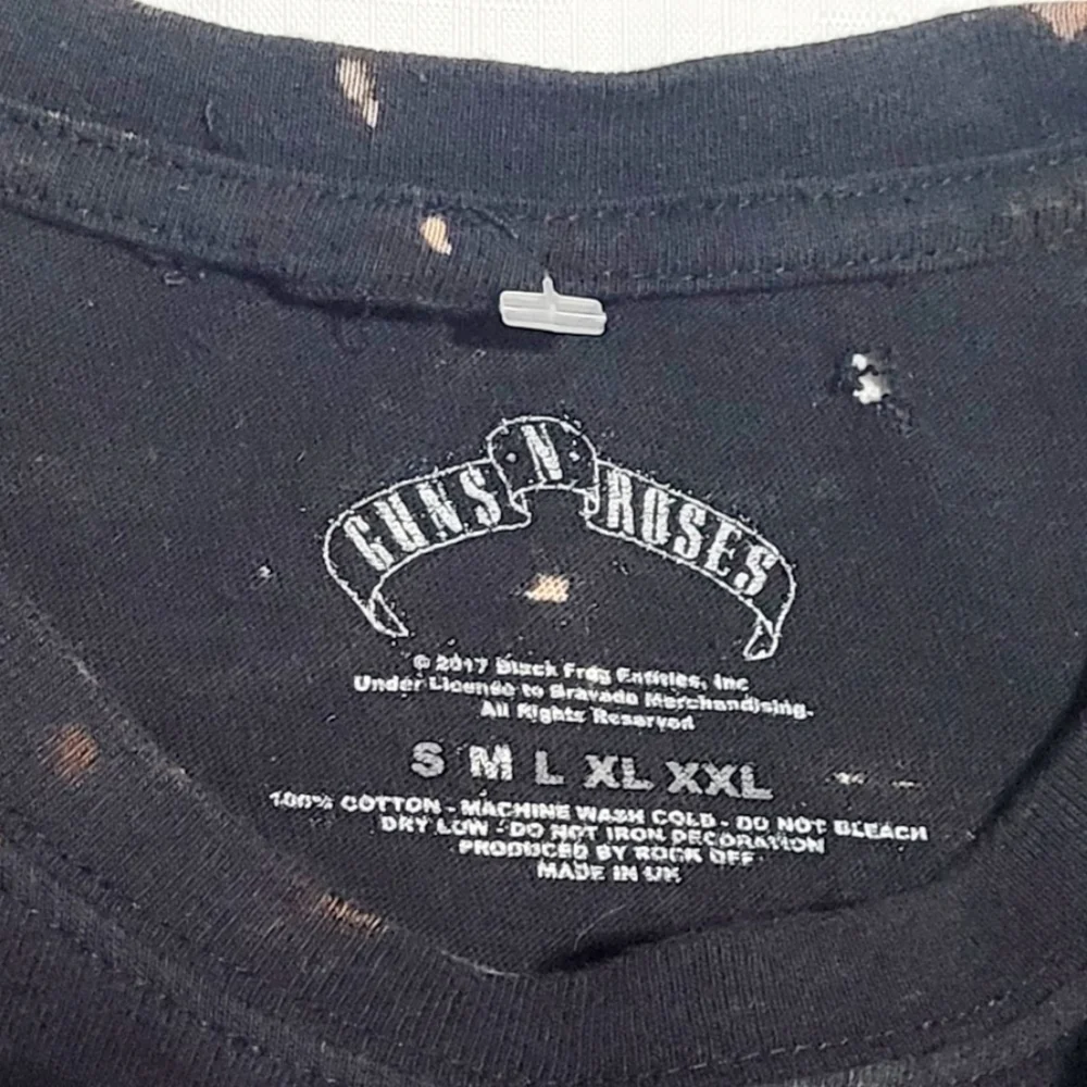 Authentic Guns N' Roses APPETITE FOR DESTRUCTION CROSS LOGO Distressed (Unisex) - Picture 7 of 12